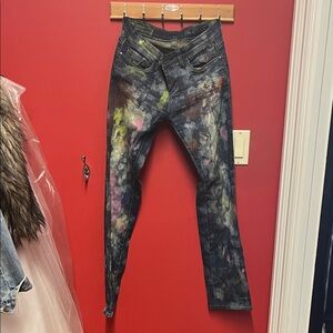 Blank NYC Multicolor Splatter Women Jeans